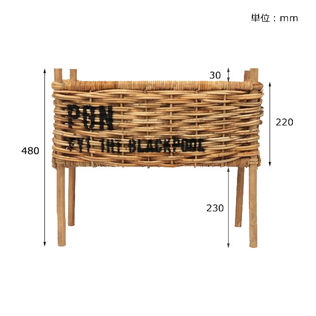 Post General Stand Basket By The Arorog 4 Post General Stand Basket By The Arorog - Image 2