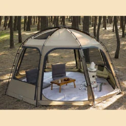 KZM Viva Dome Shelter Plus - Sand -Zipp Camping Shop 02 ea0c4a71 12b5 4c43 84b6 f9e811a35b6b
