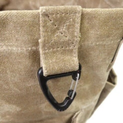 Post General Waxed Canvas Tool Bag Round - Grey -Zipp Camping Shop 03 75121d1d 0ea2 46fb b285 8c6bf554cbaf