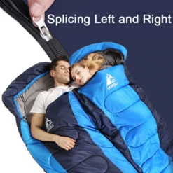 Hewolf Camping Sleeping Bag -Zipp Camping Shop 1607 blue 3