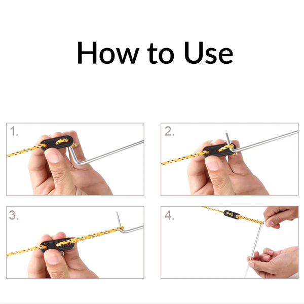 Hewolf 4-8P Outdoor Camping Tarp 14 Hewolf 4-8P Outdoor Camping Tarp - Image 12