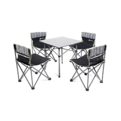 Hewolf 5pcs Set Camping Foldable Table And Chairs -Zipp Camping Shop 1746 2 1