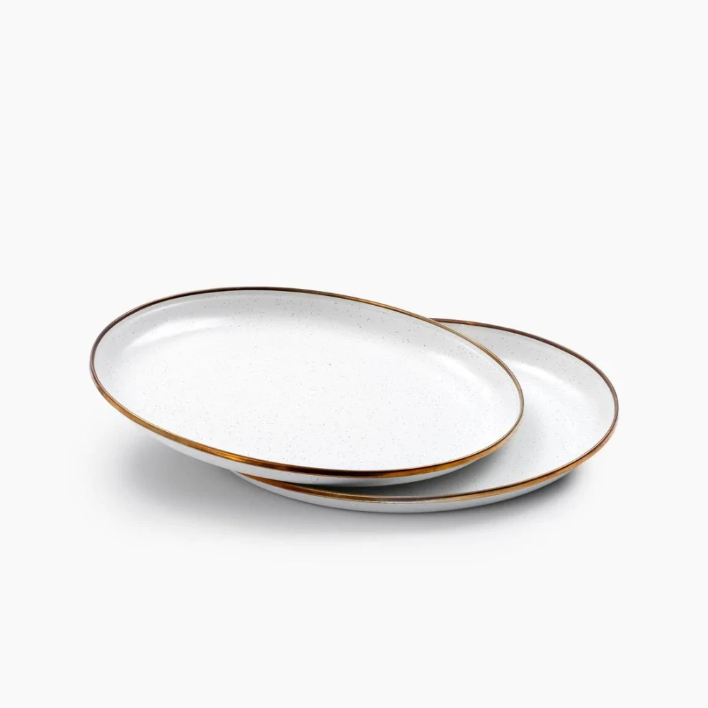 Barebones Enamel Plate - Set Of 2 7 Barebones Enamel Plate - Set Of 2 - Image 5