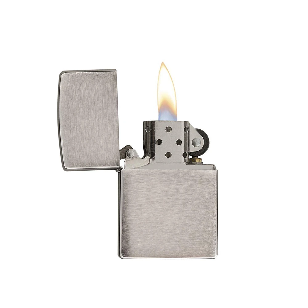 Zippo 200pl Pipe Brushed Chrome - Refillable Windproof Lighter 4 Zippo 200pl Pipe Brushed Chrome - Refillable Windproof Lighter - Image 2