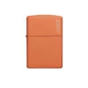 Zippo 231ZL Orange Matte With Zippo Logo - Windproof Lighter -Zipp Camping Shop 231ZL