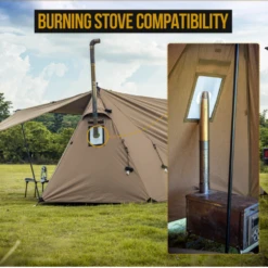 OneTigris Roc Shield Bushcraft Tent TC Version - Ranger Green -Zipp Camping Shop 3 7f28cd69 9a99 413b 9aad 221c45159f64