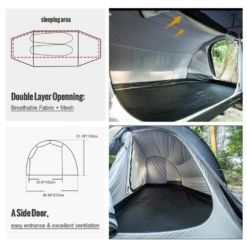 OneTigris Outbreak Retreat Camping Tent - Black -Zipp Camping Shop 3 e9015a93 4d4d 4621 821a 70933dc76041
