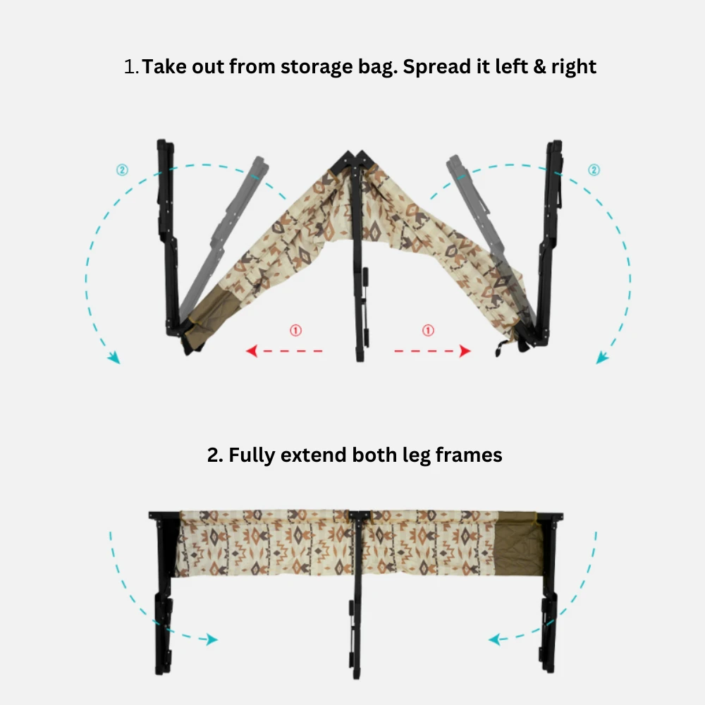 KZM Camp Cot Bed 5 KZM Camp Cot Bed - Image 3