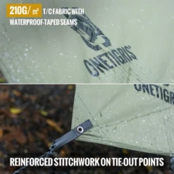 OneTigris FJORD T/C Camping Tarp 13 OneTigris FJORD T/C Camping Tarp -Zipp Camping Shop 4 301312cb 6274 428b 80dc cc20f8a8020e