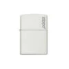 Zippo 214ZL White Matte With Zippo Logo - Refillable Windproof Lighter -Zipp Camping Shop 55 2