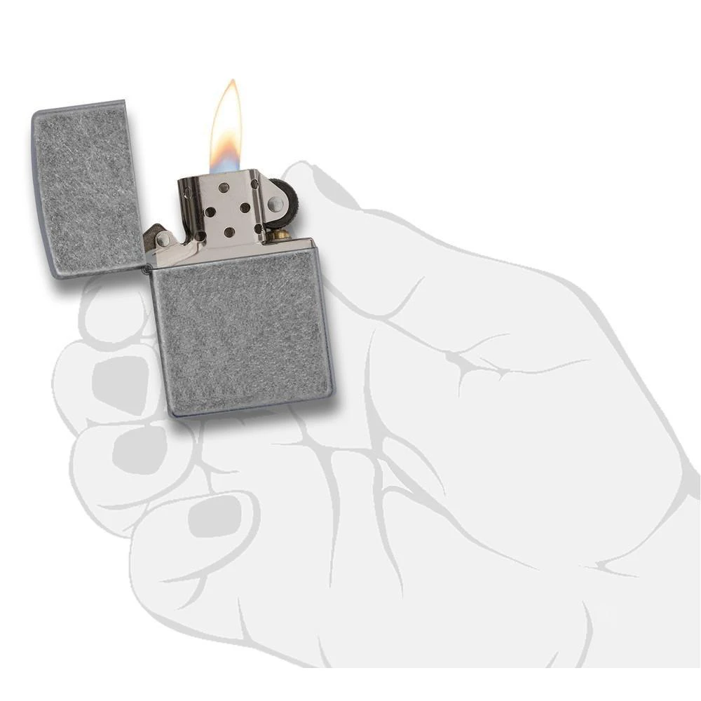 Zippo 121FB Classic Antique Silver Plate - Refillable Windproof Lighter 6 Zippo 121FB Classic Antique Silver Plate - Refillable Windproof Lighter - Image 4