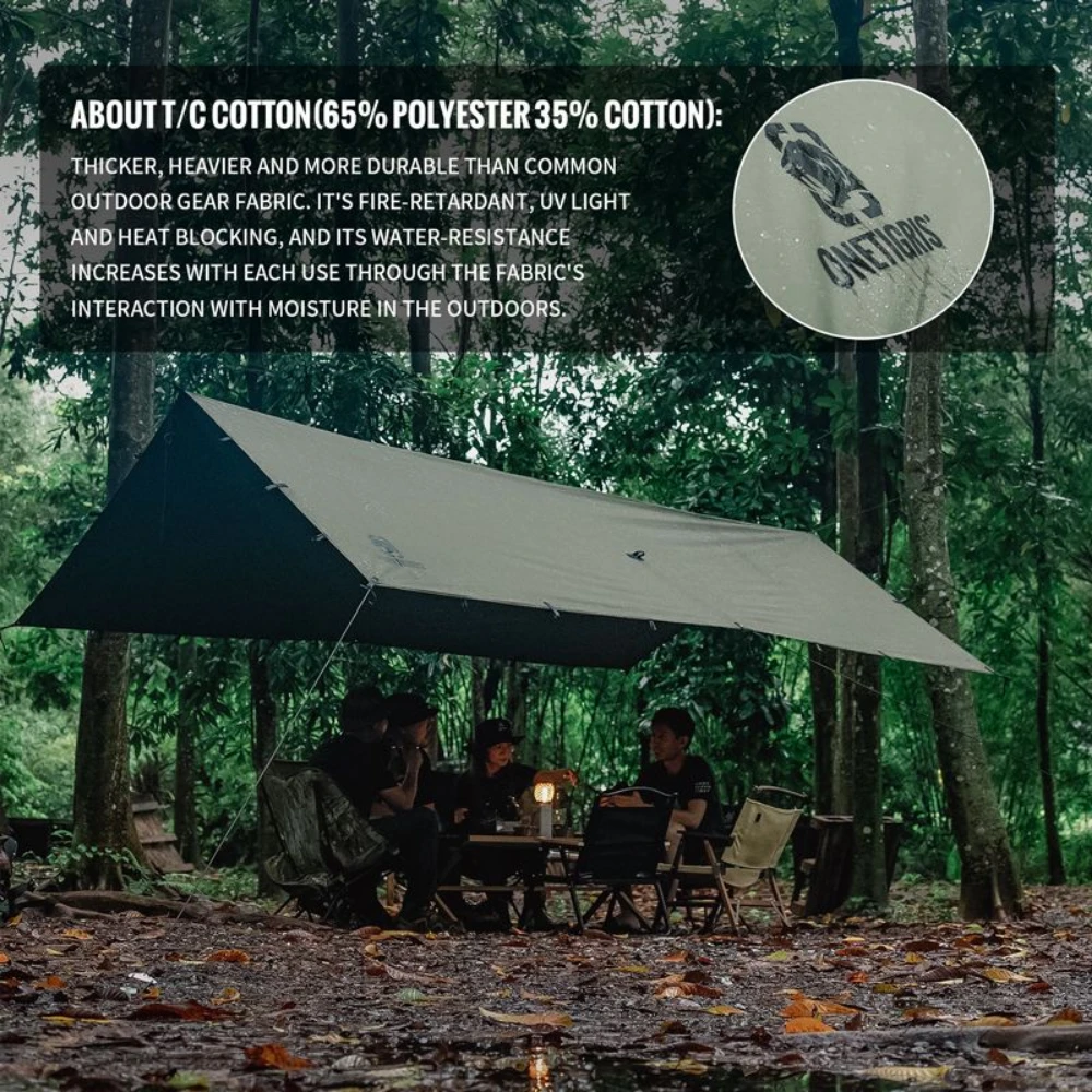 OneTigris FJORD T/C Camping Tarp 9 OneTigris FJORD T/C Camping Tarp - Image 7