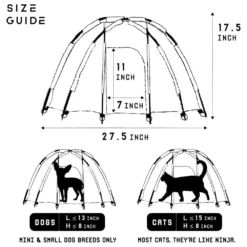 Cyberpaw Astrodome Pet Tent -Zipp Camping Shop 8 3cc27574 7d6b 4d19 abf2 e0692fc800a6