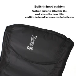 DoD High Back Compact Chair -Zipp Camping Shop C1 592 BK 7 480x480 ed14627e 1dd6 4e9d a561 dfd7d3241d8d