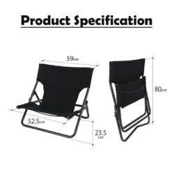 DoD Takibi Chair -Zipp Camping Shop C1 597 BK 2 a46ef927 bde7 4818 a93e ce7572cab010