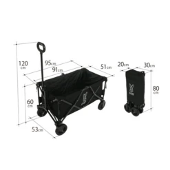 DOD Folding Carry Wagon -Zipp Camping Shop C2 46 BK 3 600x600 50d46823 e796 4fc2 b029 7f2445e0f116