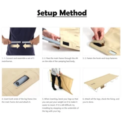 DoD Wide Camping Bed -Zipp Camping Shop CB1 100 BK 3 600x600 38bce765 2901 4020 b84e e48078fb1a50