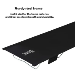 DoD Wide Camping Bed -Zipp Camping Shop CB1 100 BK 9 2a8d2bc1 a574 4f21 b80d e3d15d8962c3