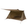 OneTigris Backwoods Bungalow Ultralight Bushcraft Shelter - Coyote Brown -Zipp Camping Shop CE BHS02 CB 02