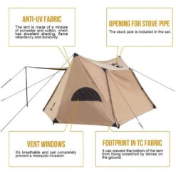 OneTigris Solo Homestead Camping Tent (TC Version) -Zipp Camping Shop CE BHS06 TC A 04