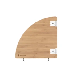 Snow Peak Iron Grill Table Multi Function Table Corner R Bamboo Top -Zipp Camping Shop CK 119TR