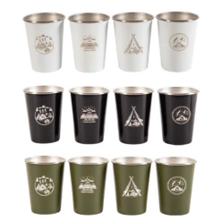 Camp Leader 4 Pcs Stainless Steel Cup - White 10 Camp Leader 4 Pcs Stainless Steel Cup - White -Zipp Camping Shop CL01 WHT 03 590d9ee4 c765 4bb9 862c 815fef29fbeb
