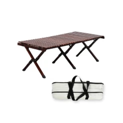 Camp Leader Large Wooden Egg Roll Table -Zipp Camping Shop CL09BWN 3