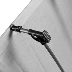 Camp Leader Low Collapsible Camp Bed -Zipp Camping Shop CL26 GRY 04