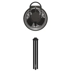 [Limited Edition] Black Claymore Fan V600+ With Pouch -Zipp Camping Shop CLFN V610BK P 05