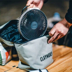 [Limited Edition] Black Claymore Fan V600+ With Pouch -Zipp Camping Shop CLFN V610BK P 07