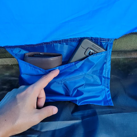 Discovery Adventures 2 Person Camping Tent Navy Orange 7 Discovery Adventures 2 Person Camping Tent Navy Orange - Image 5