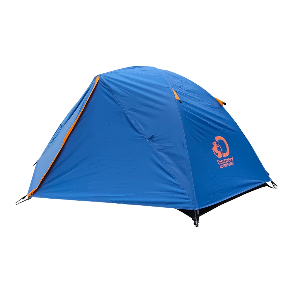 Discovery Adventures 2 Person Camping Tent Navy Orange 5 Discovery Adventures 2 Person Camping Tent Navy Orange - Image 3