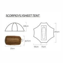Thous Winds Scorpio Flysheet Tent -Zipp Camping Shop Dimension b95a127c de5f 4560 a89b f6d0601dcdb2