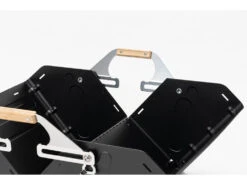 Snow Peak Stacking Shelf Container 50 Black Limited Edition -Zipp Camping Shop FES 038 BK switch7 515Wx515H