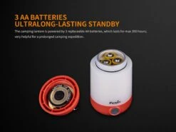 Fenix CL23 Camping Lantern Fresh Green -Zipp Camping Shop Fenix CL23 Lantern AA Batteries