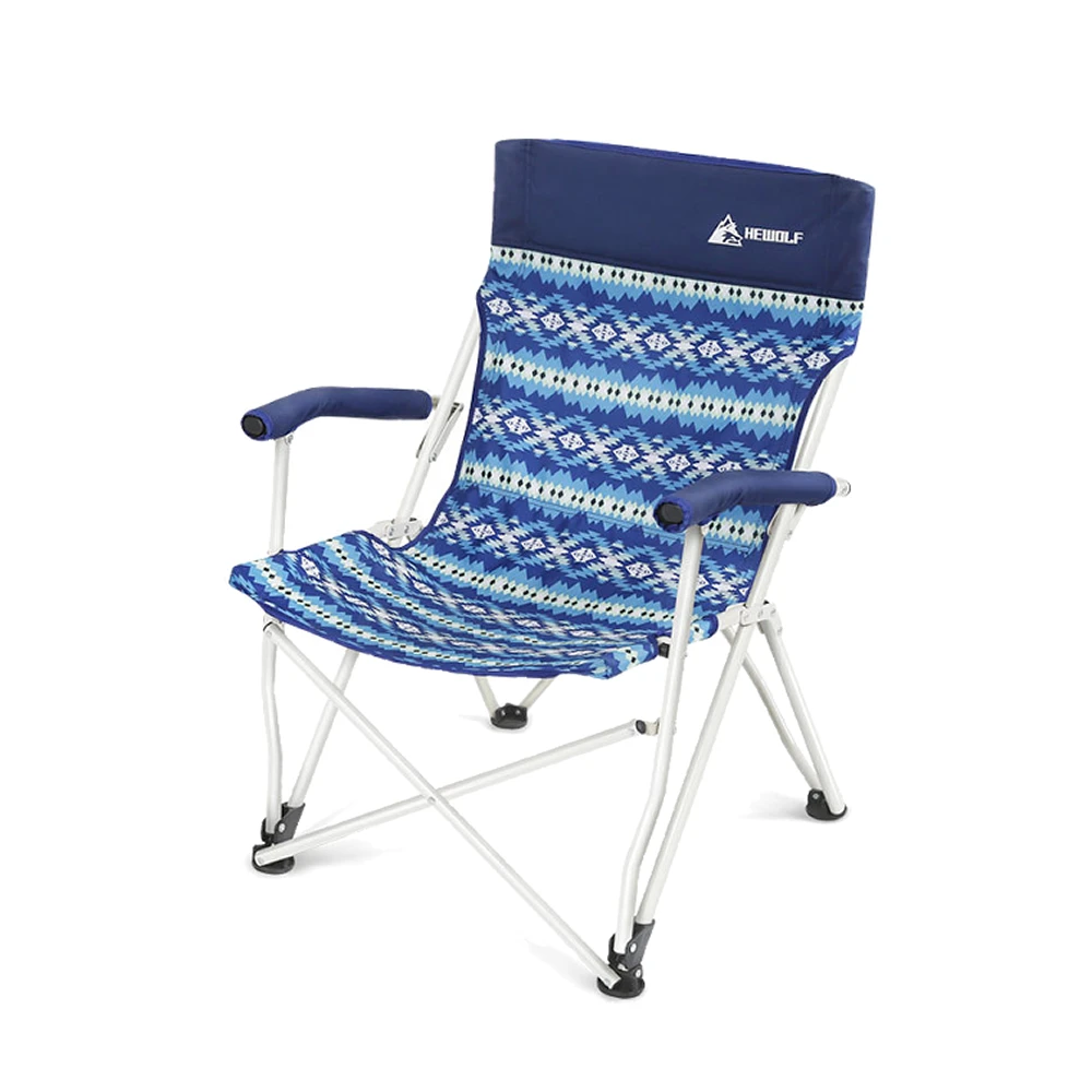 Hewolf Folding Chair Blue Wave 3 Hewolf Folding Chair Blue Wave
