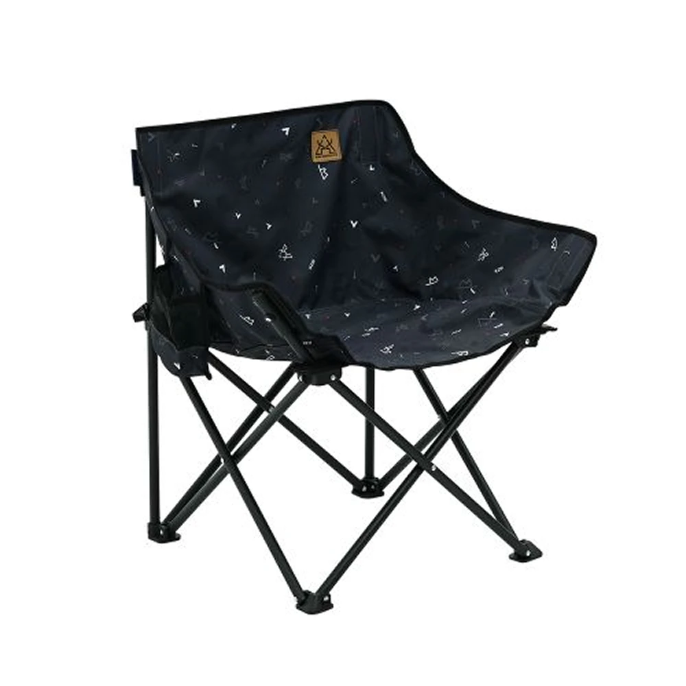 KZM Monogram Hygee Chair Black 3 KZM Monogram Hygee Chair Black