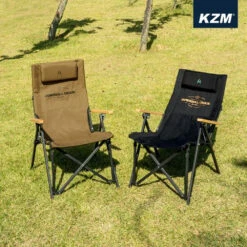 KZM Downhill Chair -Zipp Camping Shop K20T1C32BK 2
