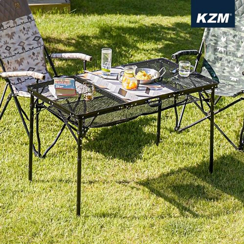 KZM Union Iron Mesh 3 Folding Table 4 KZM Union Iron Mesh 3 Folding Table - Image 2