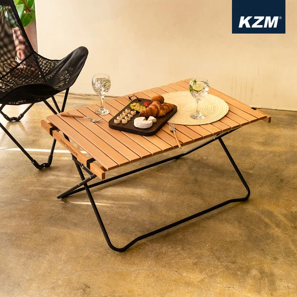 KZM Winsome Wood Roll Up Table 8 KZM Winsome Wood Roll Up Table - Image 6