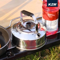 KZM Stainless Steel Kettle 0.8L 11 KZM Stainless Steel Kettle 0.8L -Zipp Camping Shop K21T3K08 05