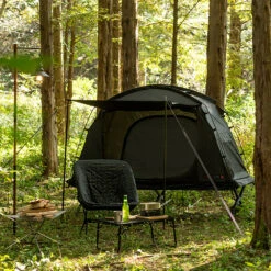 [NEW] KZM Black Cot Tent II -Zipp Camping Shop K221T3T01 04