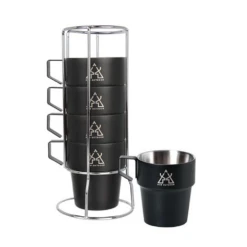KZM NEW Black Mug 5P -Zipp Camping Shop K8T3K004 4