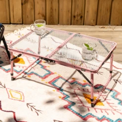 KZM Iron Mesh Slim Mini Table - Black 9 KZM Iron Mesh Slim Mini Table - Black -Zipp Camping Shop K8T3U011 7 600x600 becc01a6 d57c 4c66 afe4 3a06b0d86076