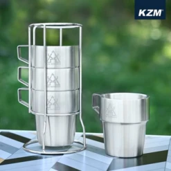 KZM Double Mug 4P Set -Zipp Camping Shop K9T3K001 3 600x600 dc28b481 bebe 44f1 8527 1bef07736d6c