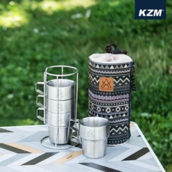 KZM Double Mug 4P Set -Zipp Camping Shop K9T3K001 4 600x600 4239fede 42e0 4cf3 8295 2b55110571d8