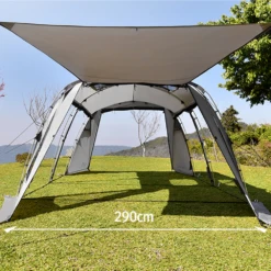 KZM Tribus Tunnel Tent -Zipp Camping Shop K9T3T002 5