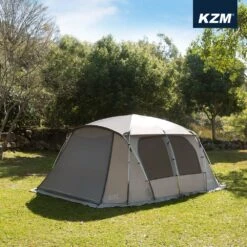 KZM Lafesta 4-5 Person Tent -Zipp Camping Shop K9T3T006 1000 4