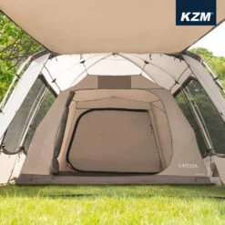 KZM Lafesta 4-5 Person Tent -Zipp Camping Shop K9T3T006 1000 6