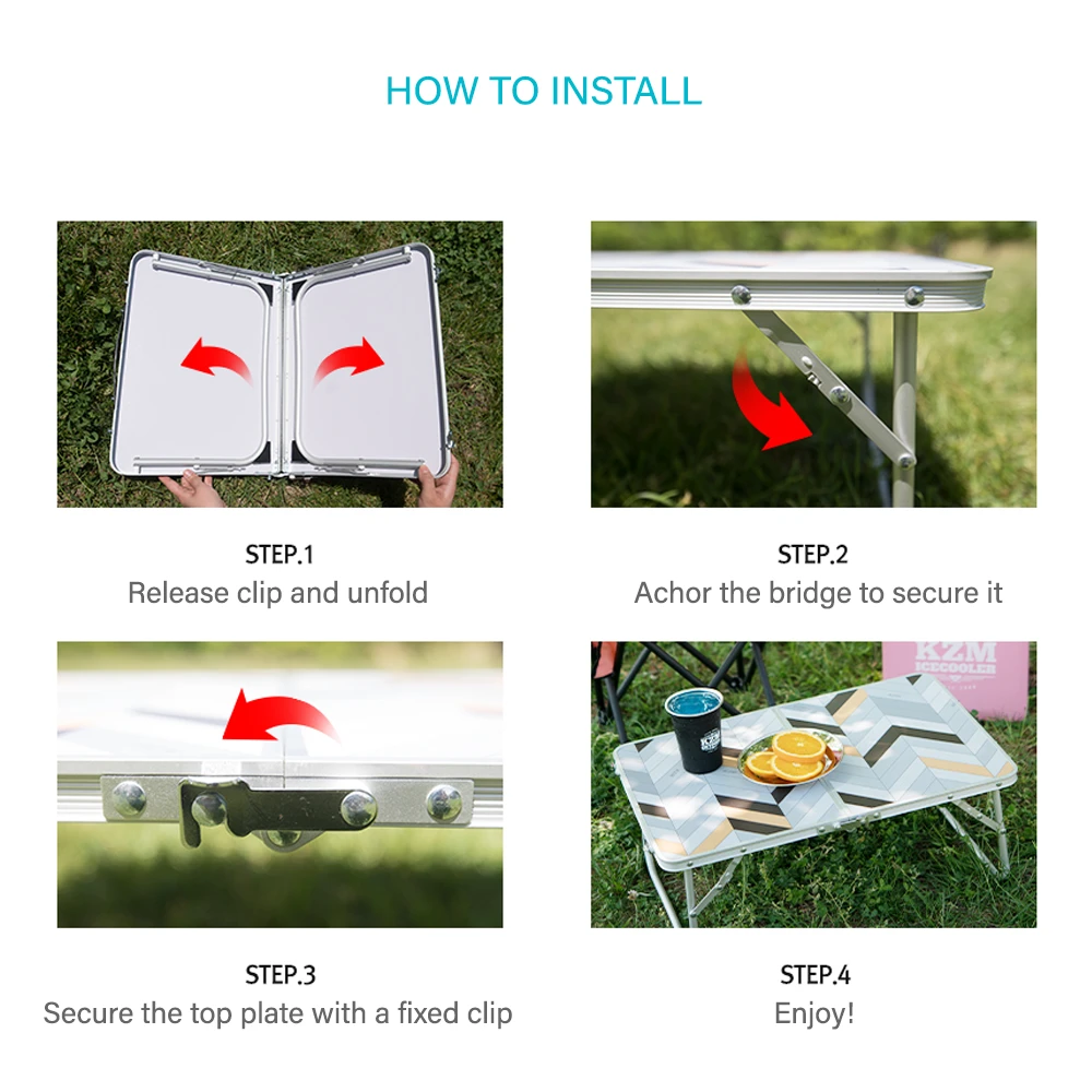 KZM Slim Mini 2 Folding Table Ⅱ 7 KZM Slim Mini 2 Folding Table Ⅱ - Image 5